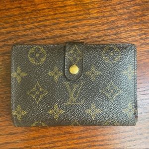 Vintage Louis Vuitton Brown French Monogram Canvas Port Feuille Vienoise…